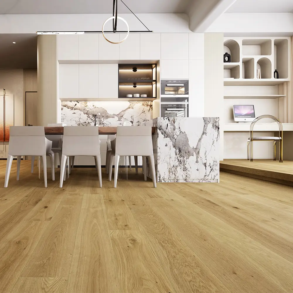 Anthony Van Dyck Innato 901 Oak Engineered Hardwood, installed in a room