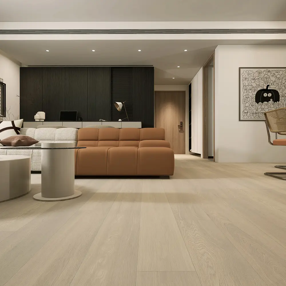 Anthony Van Dyck Lusso 219 Oak Engineered Hardwood, installed in a room