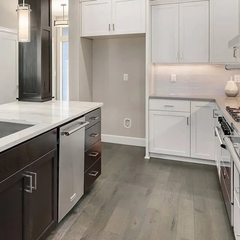 Anthony Van Dyck Lusso 224 Oak Engineered Hardwood, installed in a room