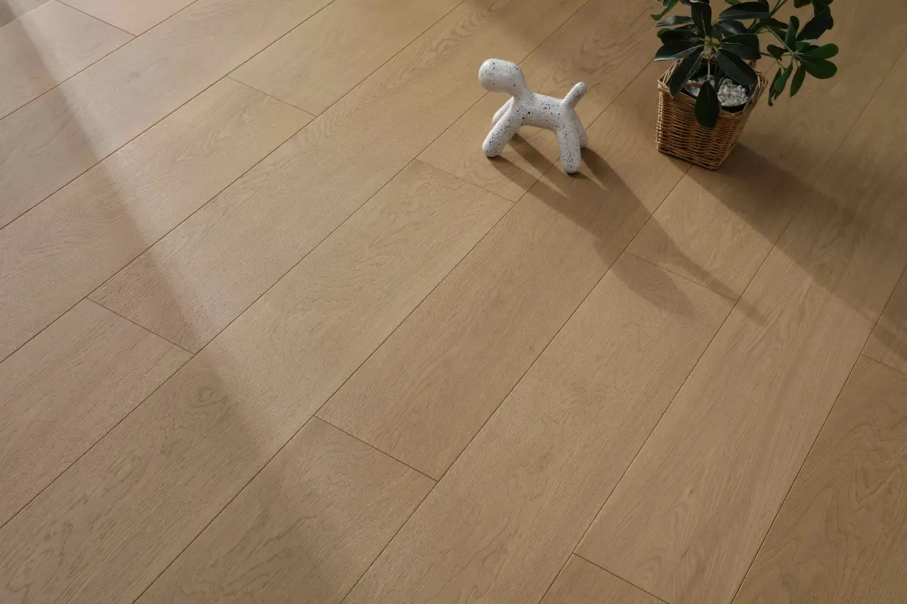 Anthony Van Dyck Progettista 126 Oak Engineered Hardwood, installed in a room