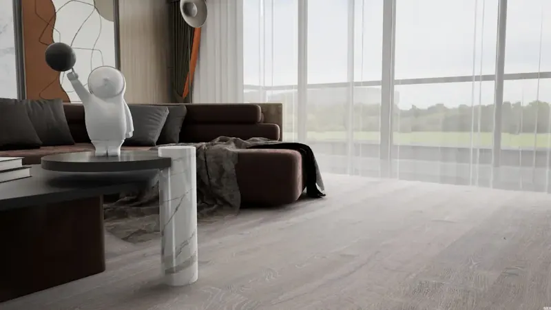 Anthony Van Dyck Stella 801 Oak Engineered Hardwood, installed in a room