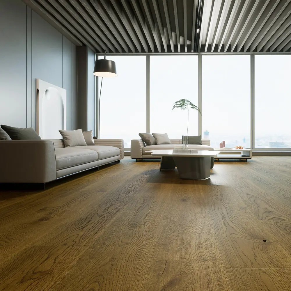 Anthony Van Dyck Stella 808 Oak Engineered Hardwood, installed in a room