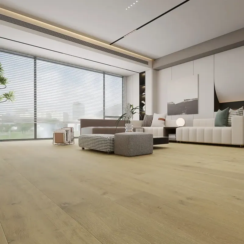 Anthony Van Dyck Villa 307 Oak Engineered Hardwood, installed in a room