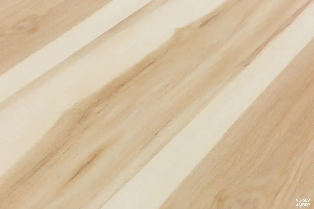 Vellichor Floors Gemstone Amber SPC Flooring, installed in a room
