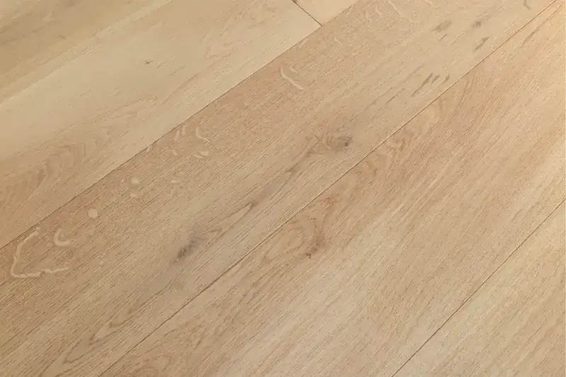 Vellichor Floors River Run Vienne European Oak Engineered Hardwood, installed in a room