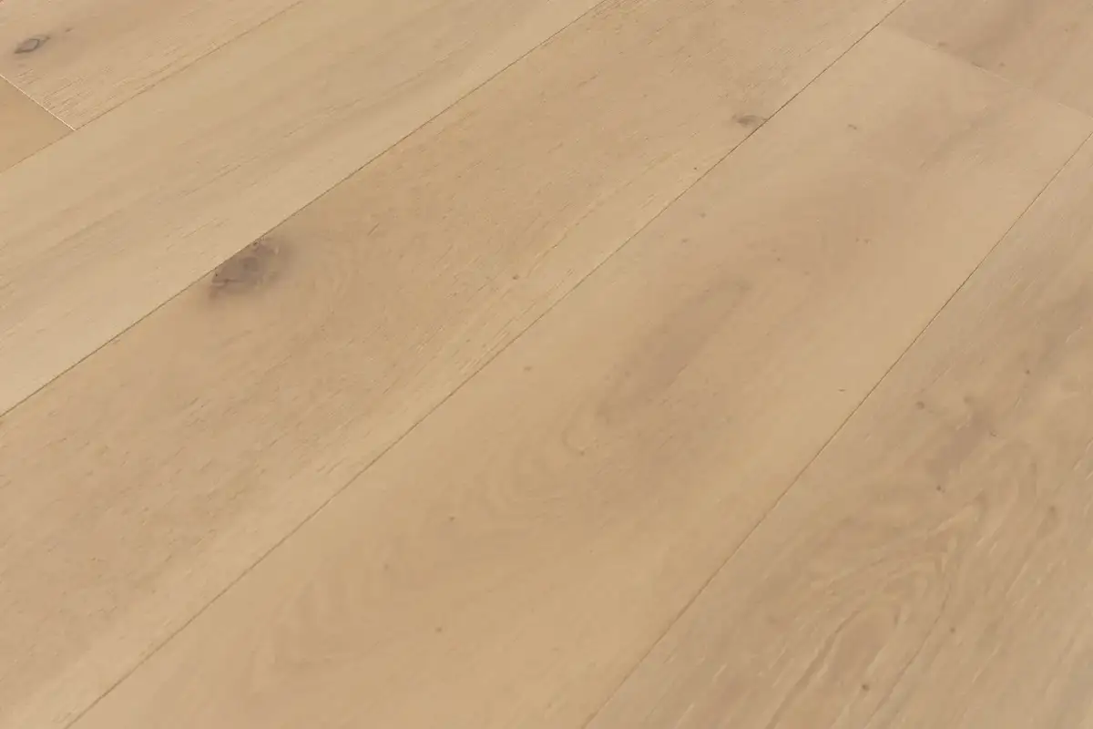 Vellichor Floors Artist Morisot European Oak Engineered Hardwood, installed in a room