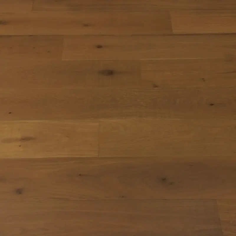 Villagio Wood Floors Andrea Banda European white oak Engineered Hardwood, installed in a room