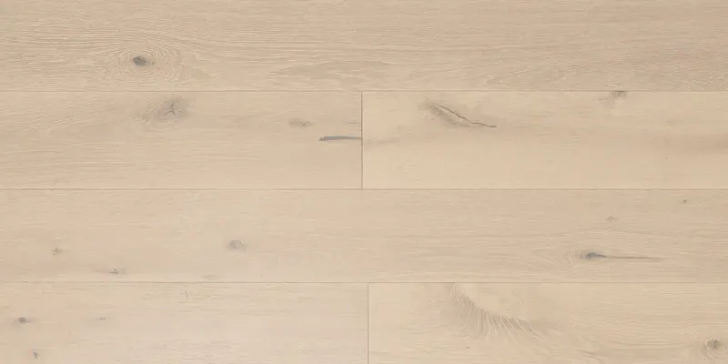 Villagio Wood Floors Victoria Catania European white oak Engineered Hardwood, installed in a room