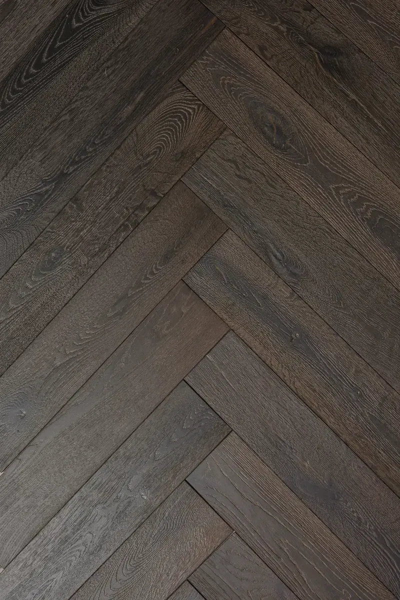 Villagio Wood Floors Cremona Cosenza European white oak Engineered Hardwood, installed in a room