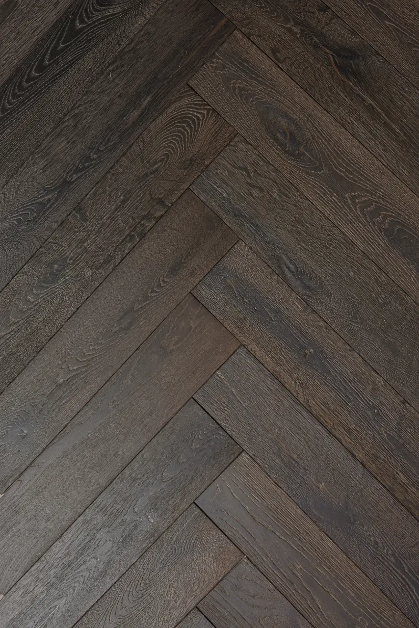 Villagio Wood Floors Cremona Cosenza European white oak Engineered Hardwood, installed in a room