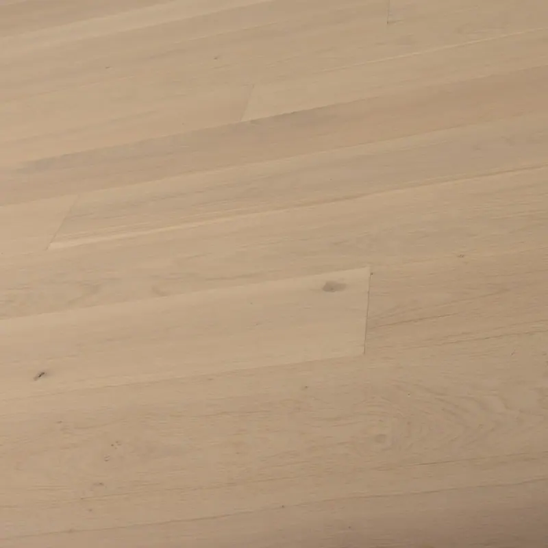 Villagio Wood Floors Collina Crudo European white oak Engineered Hardwood, installed in a room