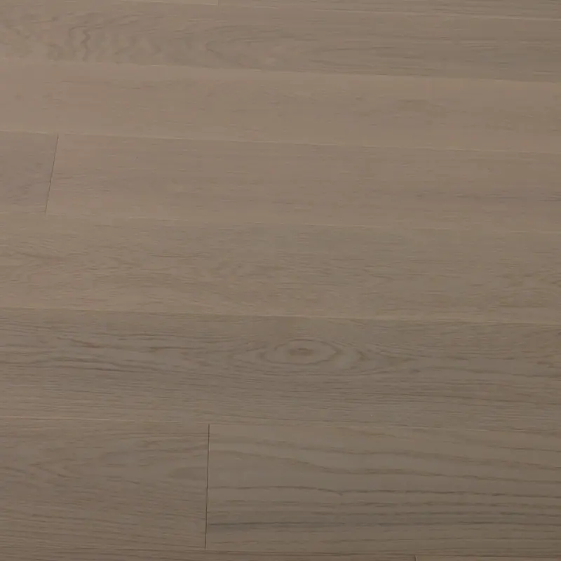 Villagio Wood Floors Casa Bianca Fumo European white oak Engineered Hardwood, installed in a room