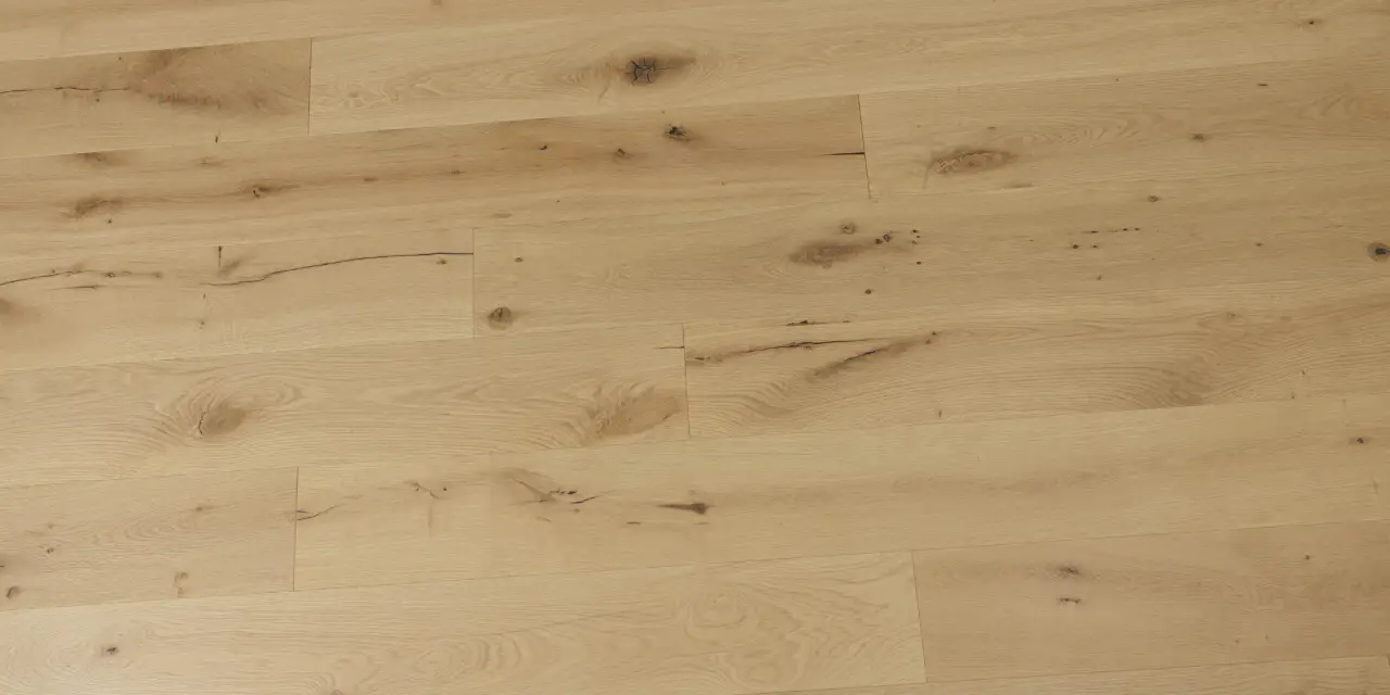 Villagio Wood Floors Venetto Grano European white oak Engineered Hardwood, installed in a room