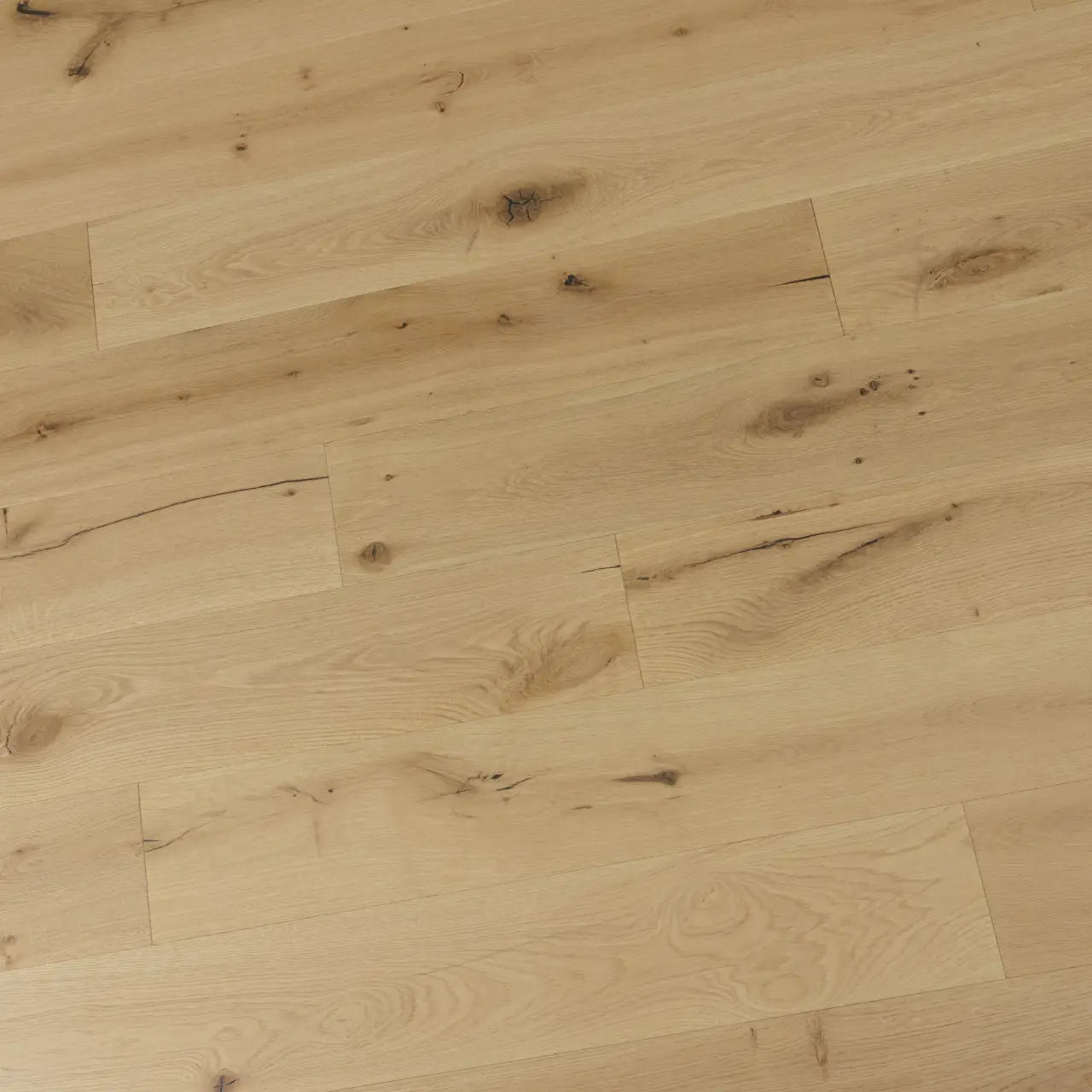 Villagio Wood Floors Andrea Grano European white oak Engineered Hardwood, installed in a room