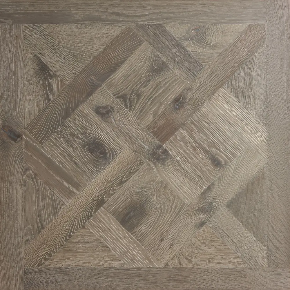 Villagio Wood Floors La Spezia Lamezia European white oak Engineered Hardwood, installed in a room