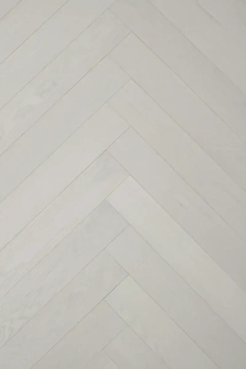Villagio Wood Floors Cremona Latteo HB European white oak Engineered Hardwood, installed in a room