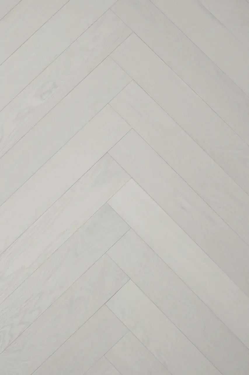 Villagio Wood Floors Cremona Latteo HB European white oak Engineered Hardwood, installed in a room