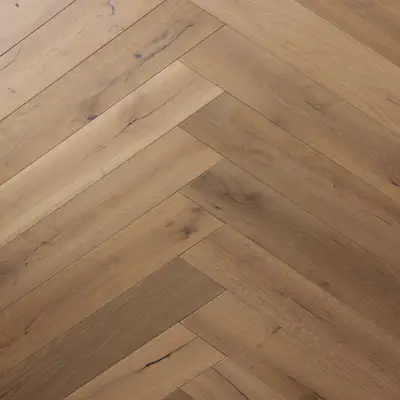 Villagio Wood Floors Cremona Pozzuoli European white oak Engineered Hardwood, installed in a room