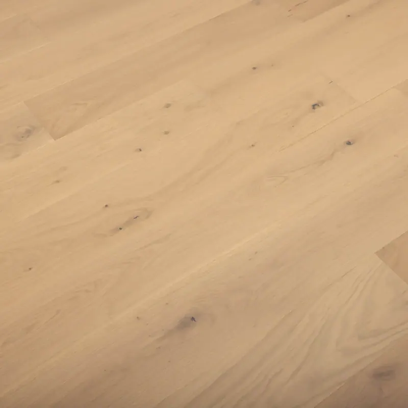 Villagio Wood Floors Collina Taranto European white oak Engineered Hardwood, installed in a room
